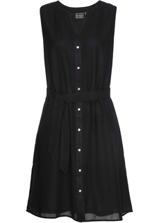 Платье с текстильным поясом Bonprix