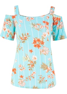 Футболка с открытыми плечами Bonprix