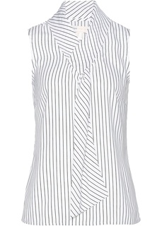 Блузка без рукавов с бантом Bonprix