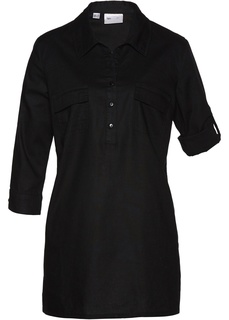 Удлиненная блуза-рубашка Bonprix