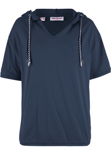 Футболка с капюшоном и коротким рукавом Bonprix