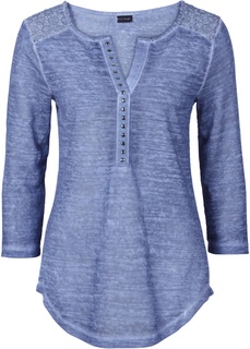 Футболка с эффектом потертости Bonprix