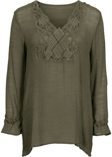 Блузка длинного покроя Bonprix