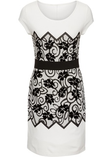 Платье с кружевной отделкой Bonprix