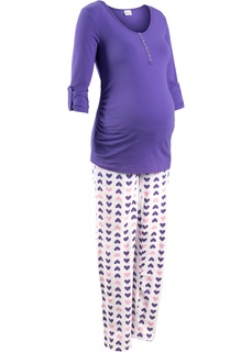 Пижама для кормящих мам (2 изделия) Bonprix