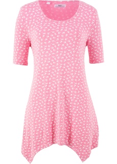 Футболка с удлиненными краями и рукавом 1/2 Bonprix