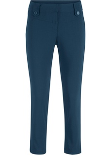 Брюки 7/8 с декоративными пуговицами, бенгалин Bonprix