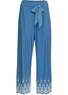 Брюки кюлоты с поясом Bonprix