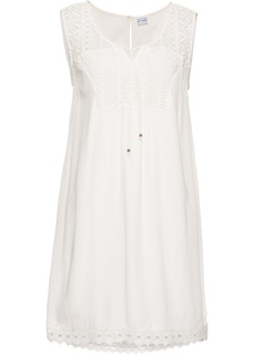 Платье с кружевной отделкой Bonprix