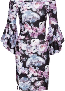 Платье с цветочным принтом Bonprix