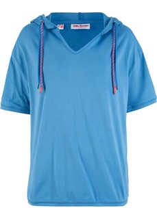 Футболка с капюшоном и коротким рукавом Bonprix