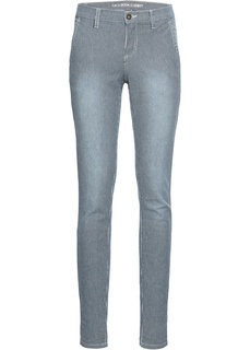 Джинсы-дудочки в полоску Bonprix