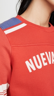 MOTHER The 1/2 & 1/2 Koozie Sweatshirt