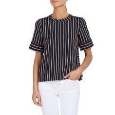Рубашка TOMMY HILFIGER WW0WW25308 темно-синий