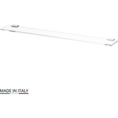 Полка стеклянная 80 см Lineag Tiffany Lux хром - стразы (TIF 912)