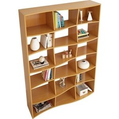 Стеллаж Мастер Вэйв-2 (бук) МСТ-СТВ-02-БК-16