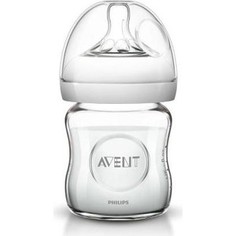 Бутылочка Avent Natural Стекло, 120 мл, 0+, 1 шт , 81410