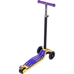 Самокат 3-х колесный BabyHit MAXI YELLOW VIOLET желтый с фиолетовым