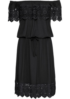 Платье с вырезом-кармен Bonprix