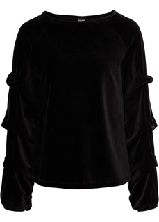 Футболка из искусственного бархата Bonprix