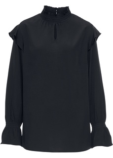 Блузка с воланами Bonprix