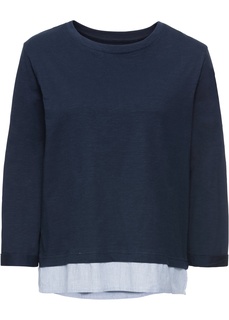 Футболка 2 в 1 с рукавом 3/4 Bonprix