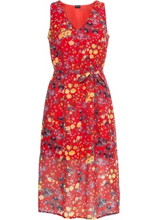 Платье из шифона с принтом Bonprix