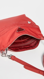 What Goes Around Comes Around Prada Red Tsuto Crossbody Shoulder Bag
