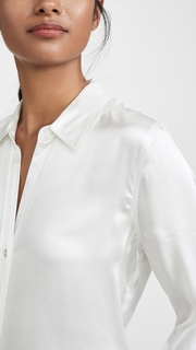 LAGENCE Dani Crop Blouse