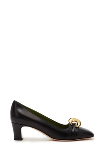 Черные туфли с полумесяцами GG Gucci