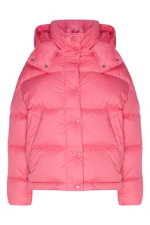 Розовая куртка с капюшоном Moncler