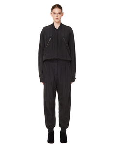 Серый шелковый комбинезон Haider Ackermann