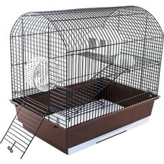 Клетка N1 37х26х36 см с 2 этажами, цветная для грызунов (РПК18)