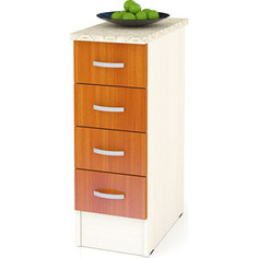 Стол с 4-мя ящиками Мебельный двор Мери ШН4Я300 дуб/вишня