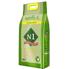 Наполнитель N1 NATUReL Кукурузный комкующийся для кошек 17,5л