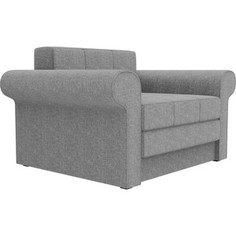 Кресло-кровать АртМебель Берли рогожка серый