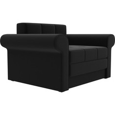 Кресло-кровать АртМебель Берли вельвет черный