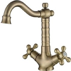 Смеситель для раковины Kaiser Carlson Style бронза Bronze (44411-1)