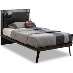 Кровать Cilek Dark Metal 200x100 мягкое изголовье