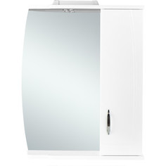 Шкаф-зеркало Orange Софи 60 с подсветкой, белый (Si-60ZS)