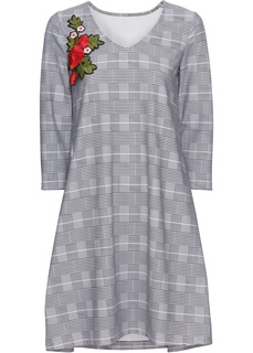 Платье из трикотажа с вышивкой Bonprix