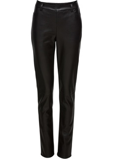 Брюки стрейч из искусственной кожи Bonprix