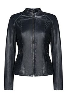 Куртка из натуральной кожи La Reine Blanche
