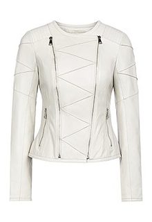 Куртка из натуральной кожи La Reine Blanche