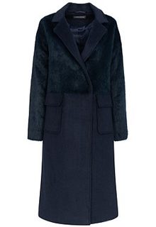 Комбинированное пальто La Reine Blanche