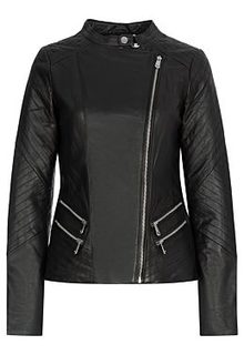Куртка из натуральной кожи La Reine Blanche