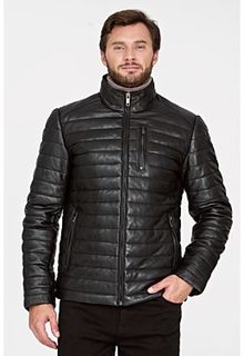 Утепленная кожаная куртка Urban Fashion for men