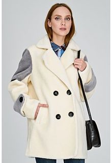 Облегченная шуба из овечьей шерсти Virtuale Fur Collection