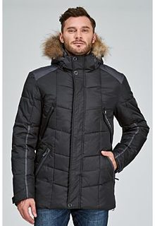 Утепленная куртка с отделкой мехом енота Jorg Weber