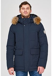 Утепленная куртка с отделкой мехом енота Urban Fashion for men